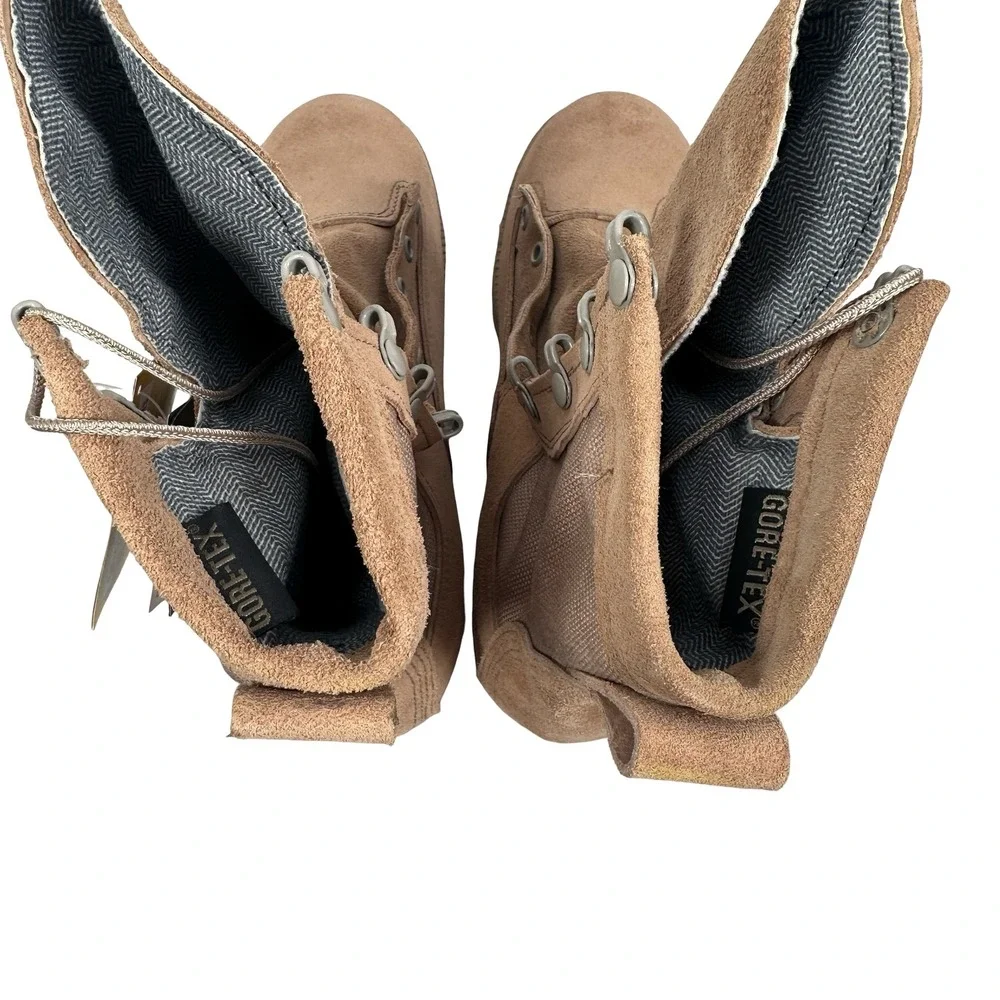 Belleville 790G Gore-Tex Waterproof Combat Boots 4.5 W Wide Tan Mens 5 Womens 6